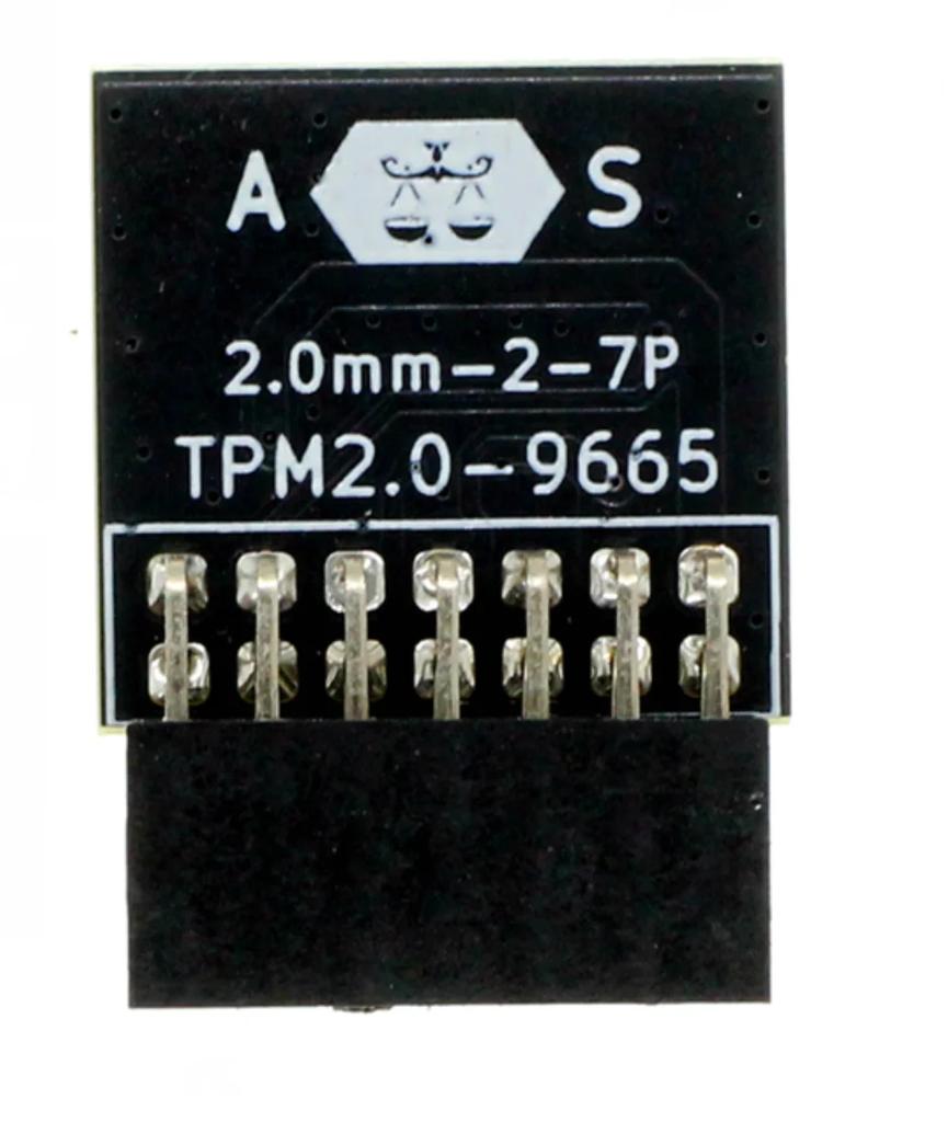 TPM 2.0 Security Module for ASUS/Gigabyte (20-Pin) - Win11 Compatible Encryption & Protection PCB Replacement