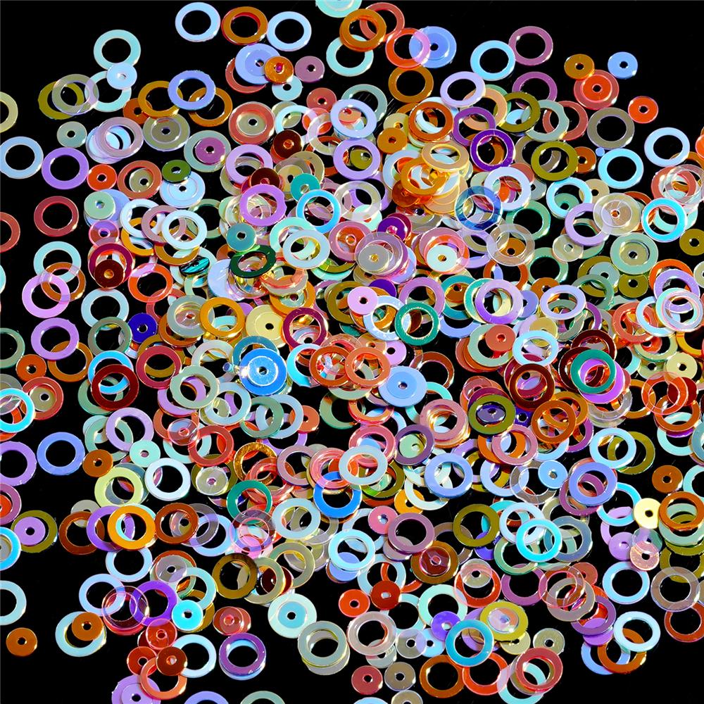 

10g/Lot Holographic Bubble Glitter For Resin Filler Hollow Circle Sequins Epoxy Resin Fillings Resin Shaker Filler DIY Crafts