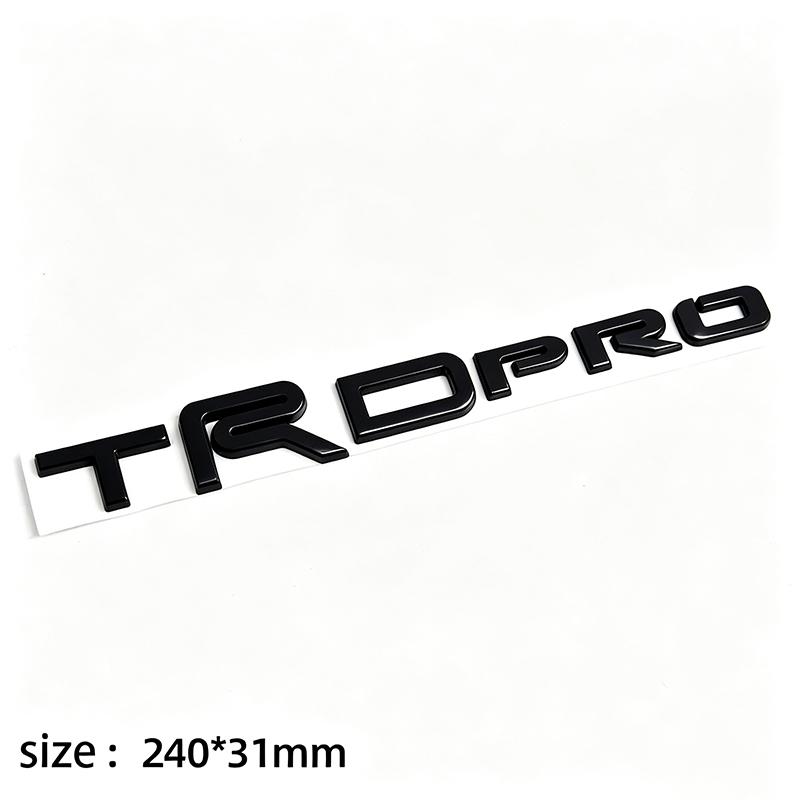 3D Trd Pro Bro Badge Emblem Car Stickers For Toyota Tundra Car Label Rear Trunk Decal Auto Rear Tail Logo Body Sticker CI6