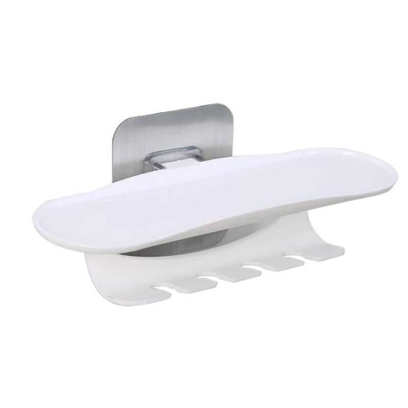 No Punching And No Trace Paste Toothbrush Holder Razor Holder Wall-Mounted Toothbrush Holder Bathroom Storage Rack