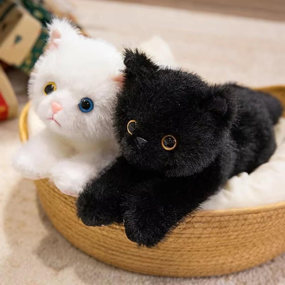 6 Colour Stuffed Plush Toy Lying Prone Simulation Cat Plush Doll Latest Cat Plush Toys Home Decor