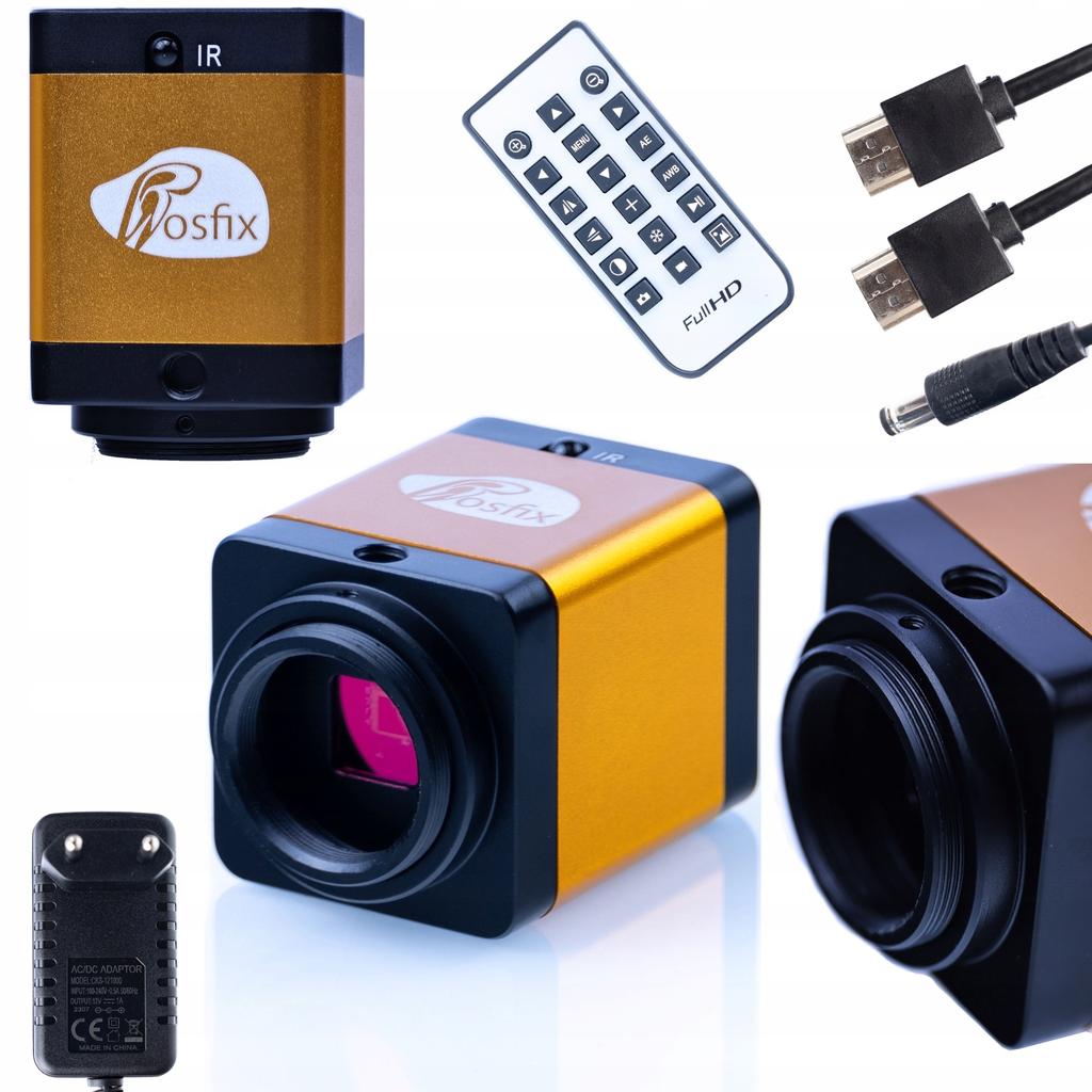 Rosfix Mikroskop Cyfrowy Earth Pro MCEP-0.5X – Zoom 7x-45x | Wyświetlacz 8 Cali | Uchwyt I Oświetlacz 56xLED W Zestawie