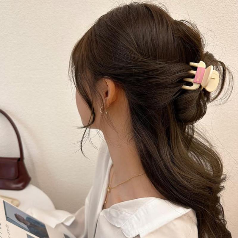 4pcs Temperament High ponytail hair clip Claw Clips For Women Hair Accessories Gril Hairpins
