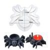Halloween Candle Holder Mold 3D Spider Silicone Molds Gothic Spider Decor Candlestick Mold Candle Cup Mold For DIY Wedding Home