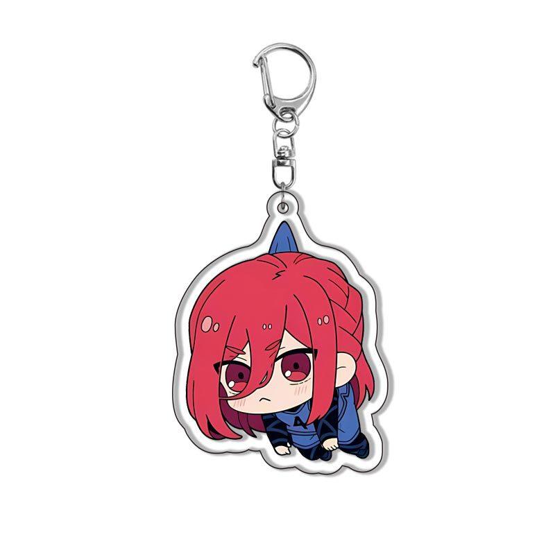 Blue Lock 2 Anime Acrylic Durable Keychain Creative Pendant Hanging Ornament Accessory Featuring Isagi Yoichi and Bachira Meguru