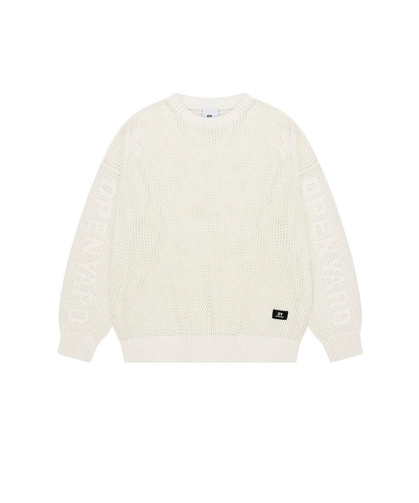 OHY Mesh Opyd Knit-White