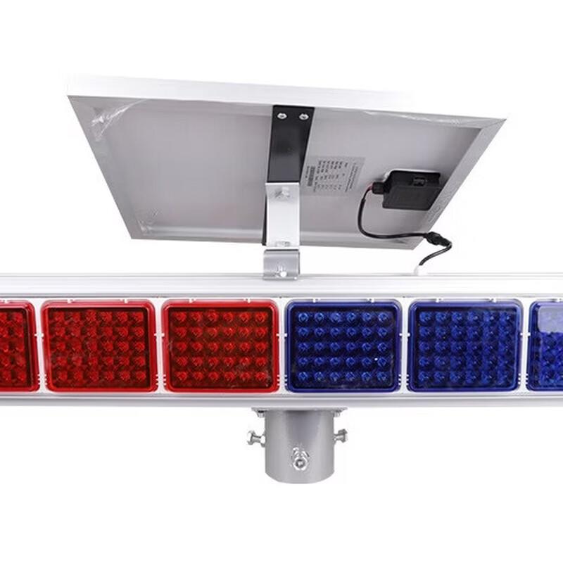 Solar Powered Safety Warning Flashing Light