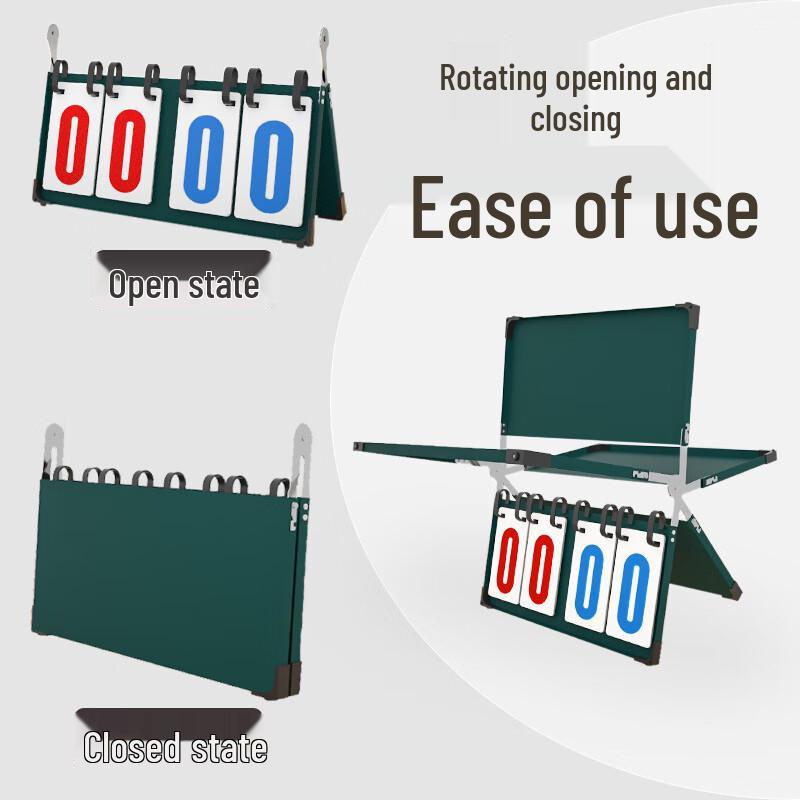 WEZHO 6-Digit Multi-Sport Flip Scoreboard