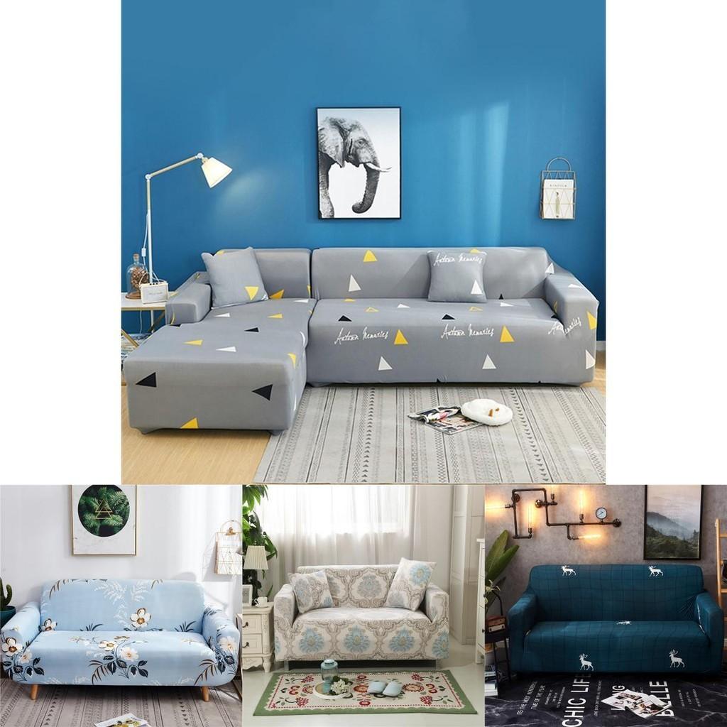 Weiche Sofahülle Stretchbezug für Wohnzimmer Ecksofa
