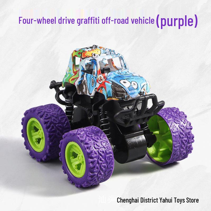 Douyin Kids' Toy Stunt Off-Road 4WD Car Model