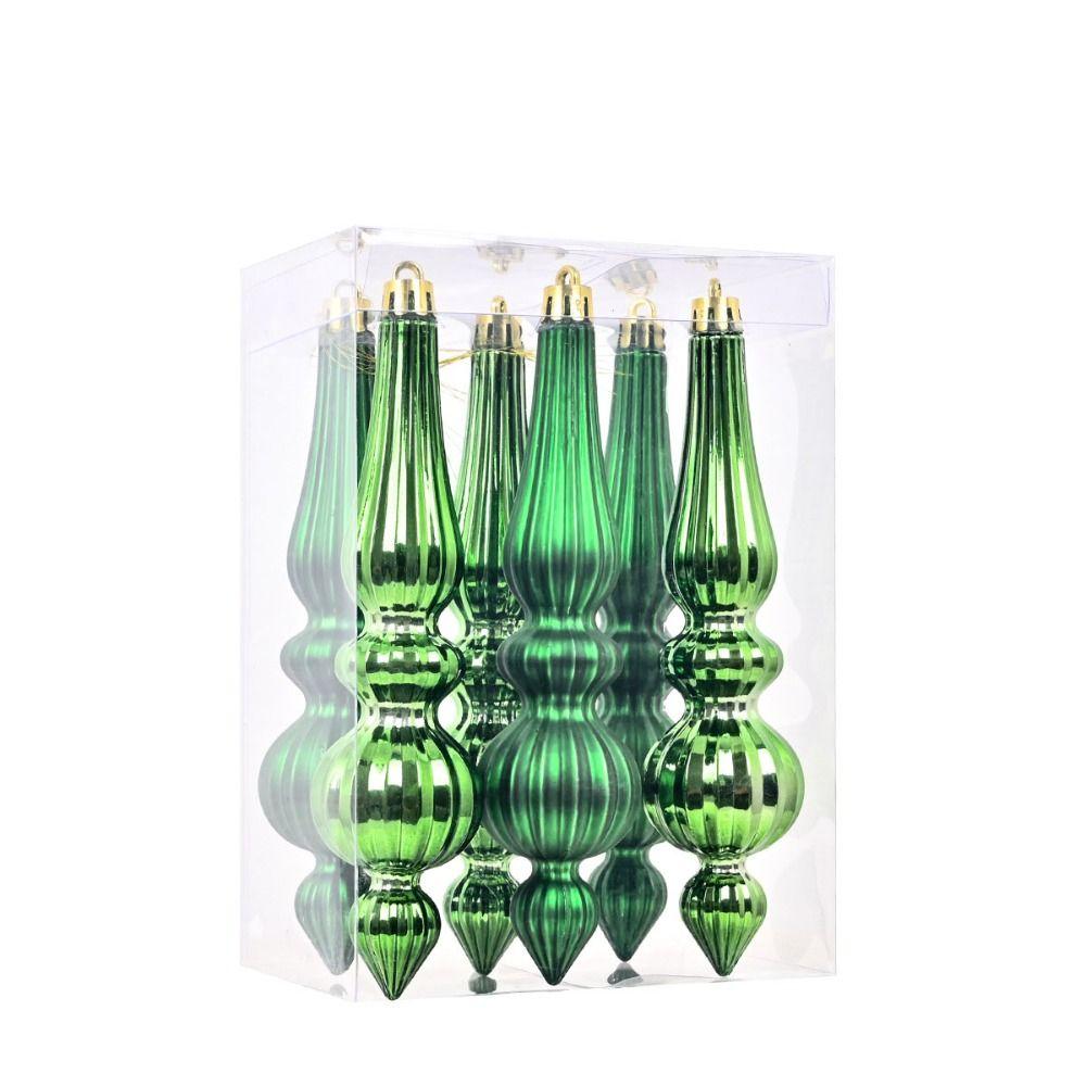 Bunte Gemälde Weihnachtsbaum Hängekugel Galvanisierte Weihnachtsdekorationskugel Neujahrsgeschenk