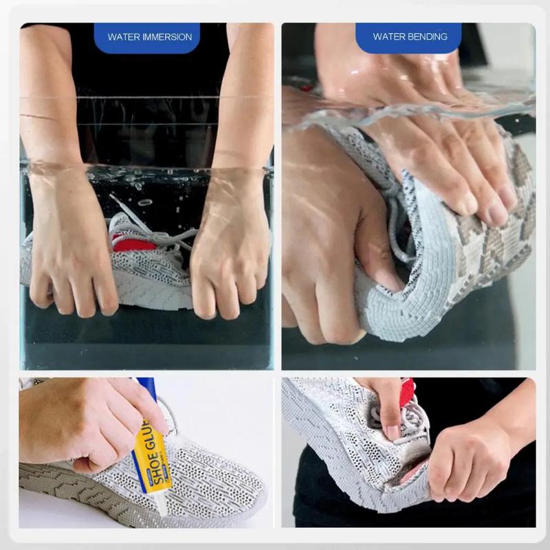 Schuhkleber Sohlenreparatur Reparaturkleber 60ml Robuster flexibler Sofort-Wasserdichter Schnelltrocknender Schuhkleber Reparaturkleber Wanderschuhe