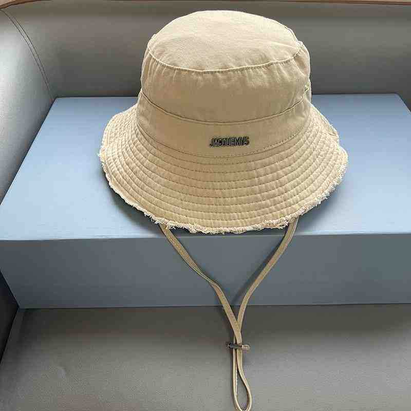Summer Washing Water Large Brim Fisherman Hat Vacation Burr Rope Sun Protection Women's Sun Hat