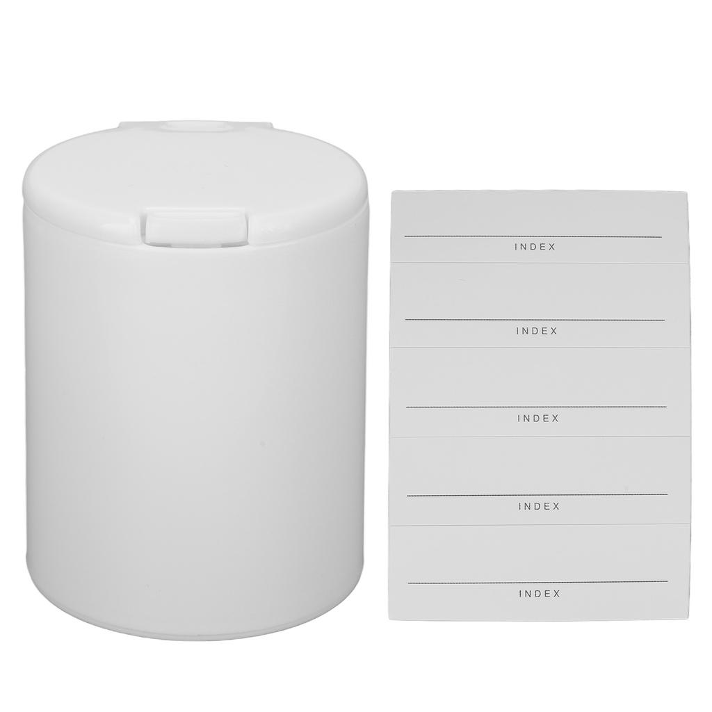 Pojemnik na waciki Pyłoszczelna konstrukcja Prasa Okrągły mały lekki dozownik na waciki Pudełko do przechowywania wacików