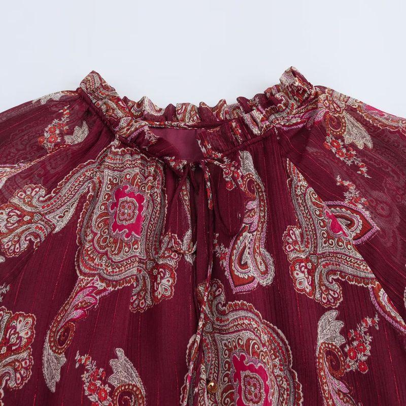 Kaslead New Arrival Women's Clothing Fashion Style Fashion Minimalist Metal Wire Print Length Dress 2509162