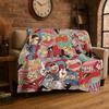 Cartoon Amizing Digtal Circus Pomni Soft Flannel Throw Blanket,Cozy Blanket for Bed,Couch,Sofa,Bedroom,Living Room,Picnic Kid