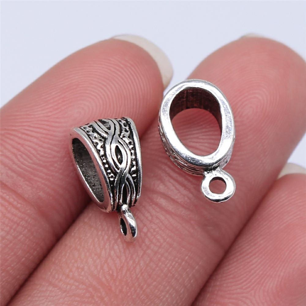 20pcs Triangle Hanging Buckle Beads Bails Connectors For DIY Jewelry Making Jewelry Findings Jewelry Accessories