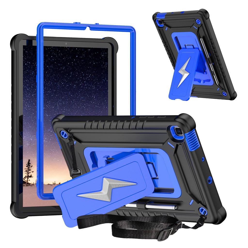 Etui na tablet dla Samsung Galaxy Tab S6 Lite (2024) P620 P625/(2022) P613 P619/(2020) P610 Pokrowiec PC+Silikon ze Smyczą