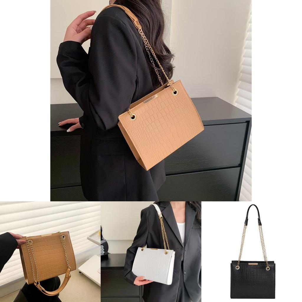Stylish Women's Tote Bag Chic Chain Crossbody Fashionable And Sleek Handbag