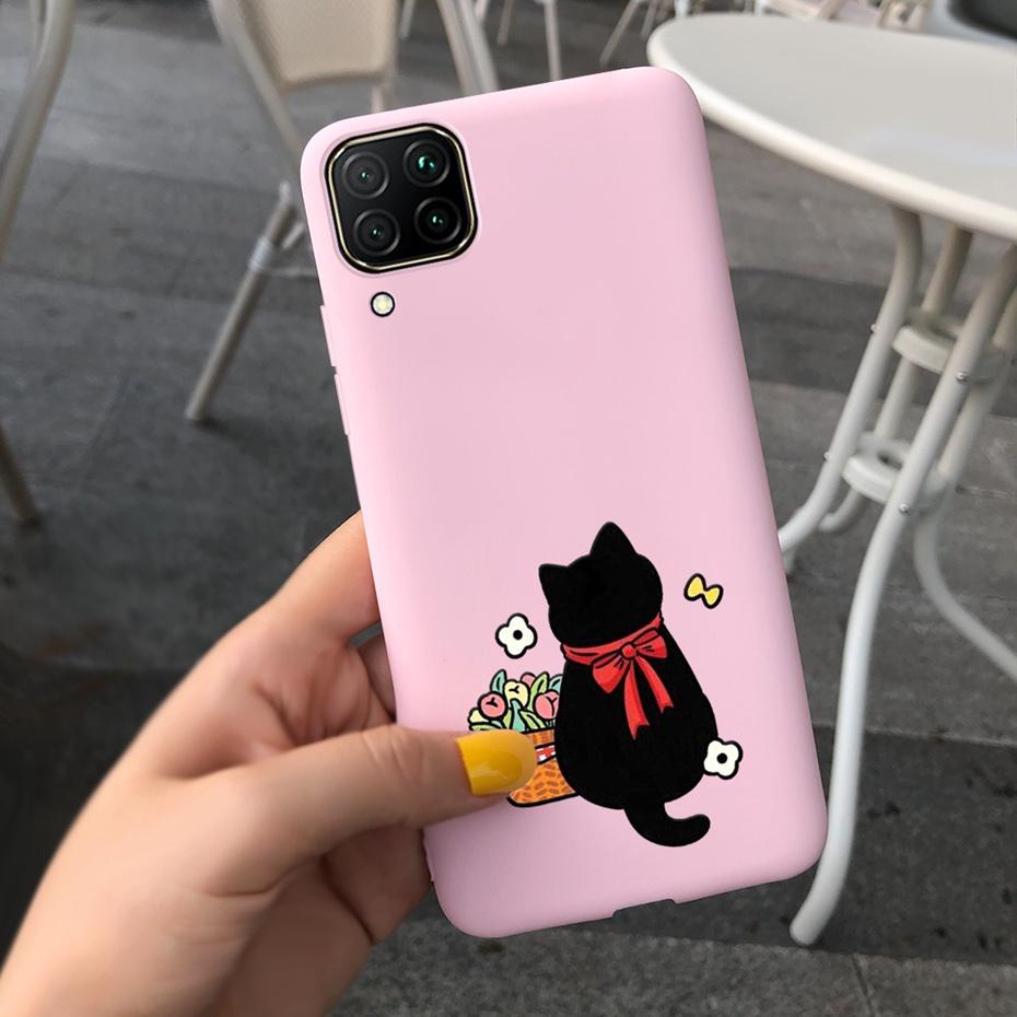 For Huawei P40 Lite Case Silicone Cute Cover Cases For Huawei P40 Lite E Cover Fundas P40Lite P 40 P40 Lite E TPU Coque Bumper