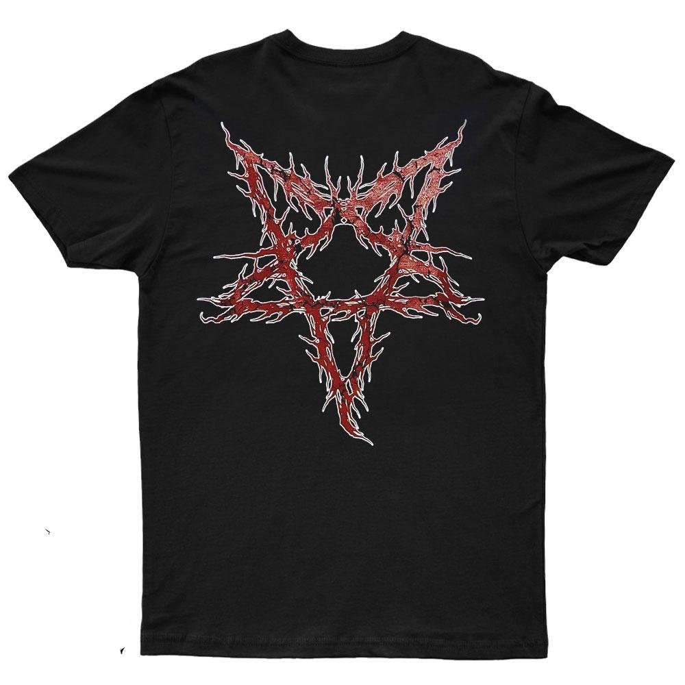 2025 New DISEMBODIDE - PENTAGRAM LOGO Printed Unisex Street Fashion Trend Short Sleeved Pure Cotton Round Neck