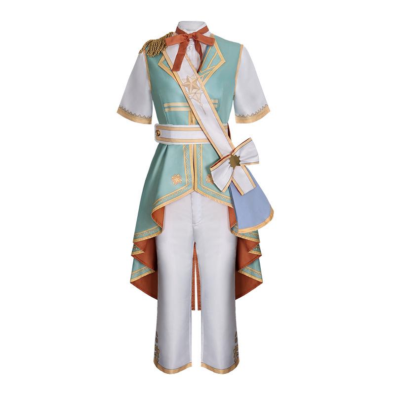 

Project Sekai Костюм для косплея Кагамине Рин Полный комплект Colorful Stage Аниме Лен Пальто Брюки Костюмы Костюм на Хэллоуин для взрослых M 45-50kg красный