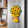 5pcs Cat 2D Flat Paste Flower Refrigerator Decor Decorative Supplies Home Decor  Dorm Room