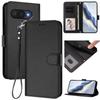For Google Pixel 9a Leather Case Wallet Stand Phone Cover with Wrist Strap