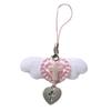 Cute Cellphones Strap Adorable Angel Wing Heart Phone Chain Vintage Keychains Pendant for Fashionable Individuals