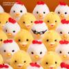Plush Duck Wind Up Jumping Toy Lifelike Guide Baby Crawling Toy  Cat Toy