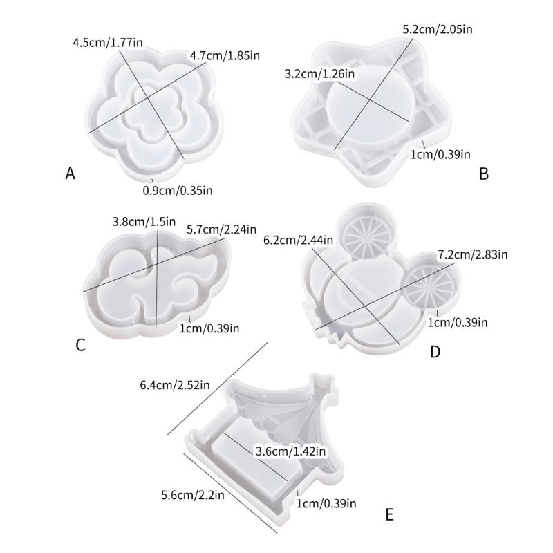 High Temperature Resistant Silicone Molds Versatile Home Decor Making Silicone Mould Shaker Moulds for Artistic Creation