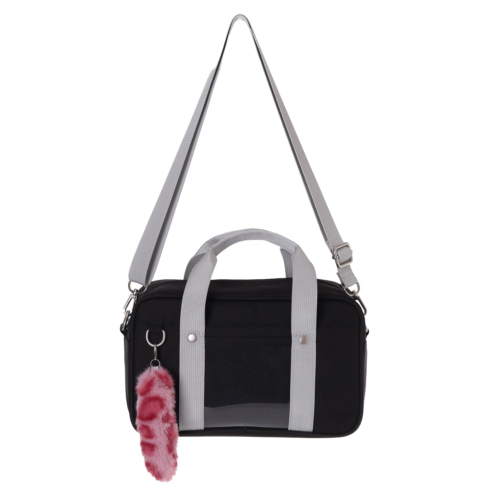 

[Coboca+] C25126 Polyester Schoolbag-Style 2-Way Mini Shoulder Bag (Black)