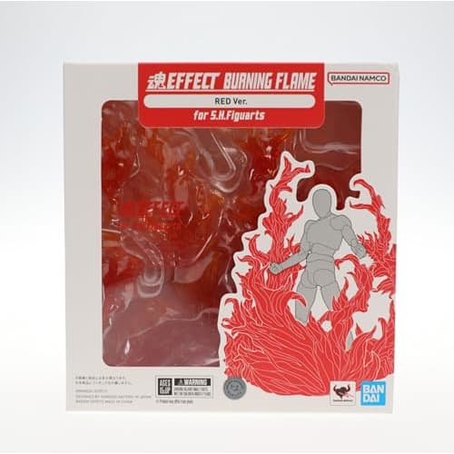 TAMASHII NATIONS Tamashii EFFECT BURNING FLAME RED Ver. for S.H.Figuarts Non-scale ABS&PVC Painted Complete Figure