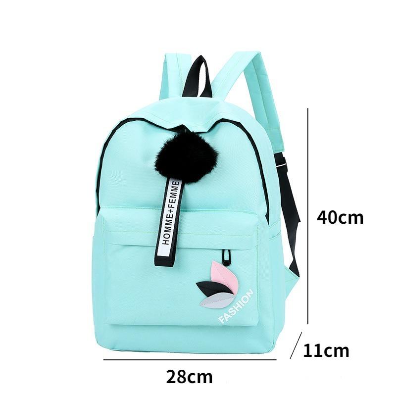 Backpack Version of Printed Leaves Backpack Female School Bags for Student Backpack Women Bookbag Teen Casual Schoolbag