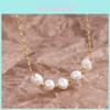 Elegant Pearl Pendant Choker Necklace For Women Featuring Stylish Baroque Design
