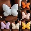 Dopamine Butterfly Plush Pillow With Soft Short Plush For Girls Bedroom Decor