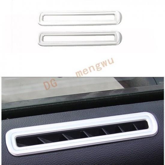 Air Outlet FOR Ford Mustang 2015-2019 2020 Silver Cover Trim Car internal Door