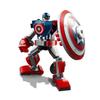 LEGO® Marvel Avengers 76168 L’armure robot de Captain America jeu incluant figurine pour garçon ou fille de 7 ans et plus