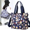 A4 Book Capacity Women Top-Handle Bag Fashion Floral Pattern Handbag  Fabric Shoulder Bag Female Casual Tote