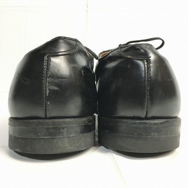 70s Vintage US NAVY Service Shoes D.J. LEAVENWORTH Black Size 10 (27.528.0cm) Men's Oxford Dress Shoes(USED)