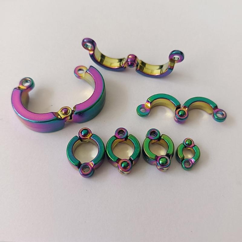 Anéis de Marcação para Patas de Pássaros tipo Presilha para Pombos Papagaios de Estimação Periquitos Acessórios Presilha Redonda para Pata 4-15mm Feito de Metal