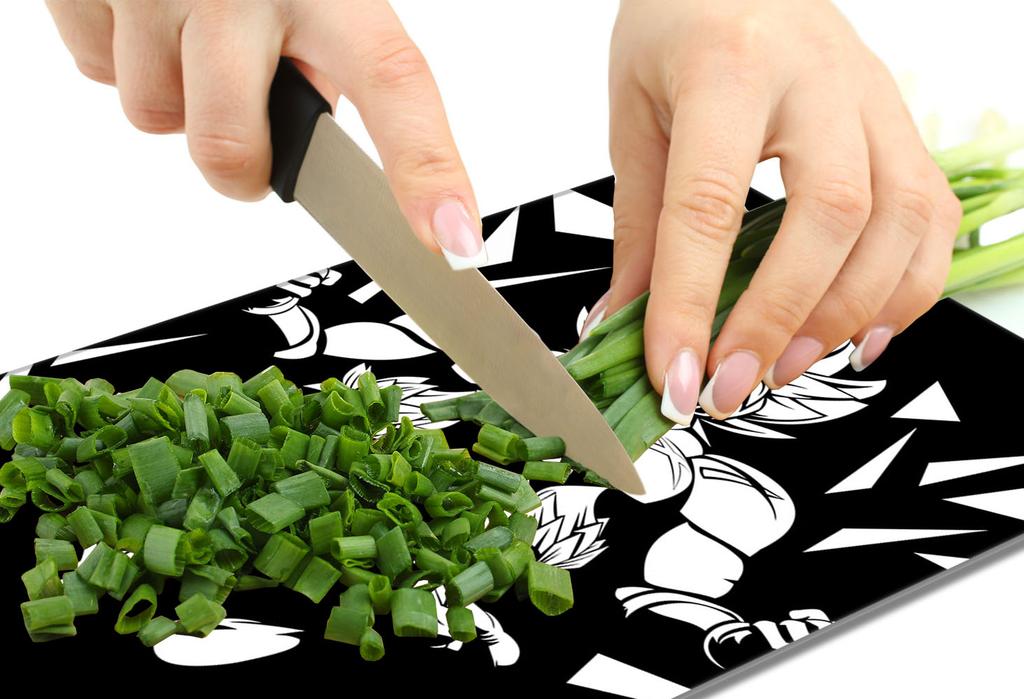 SZKLANA DESKA DO KROJENIA 30x52 Anime