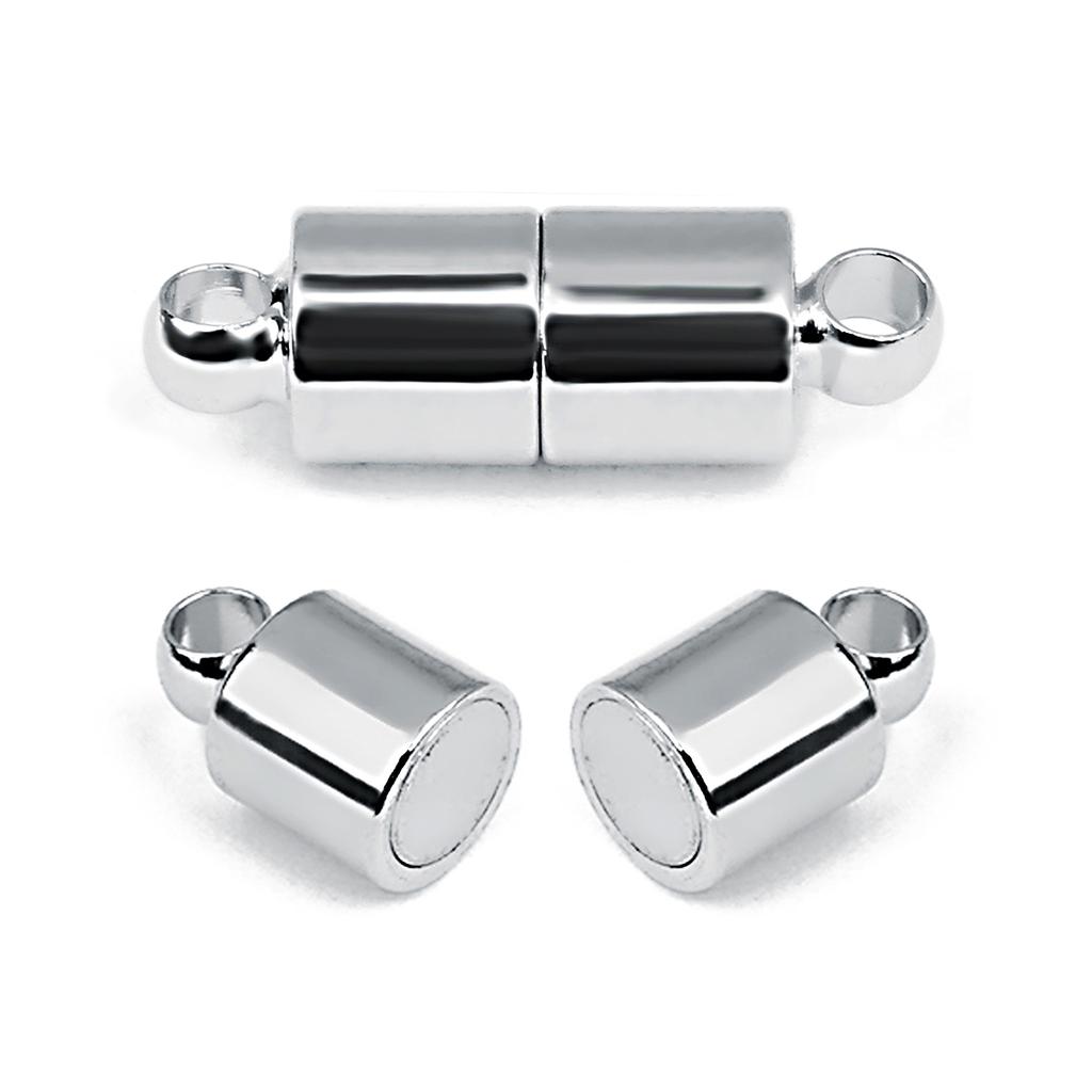 Louleur Round/Heart Strong Magnetic Clasps Magnet End Clasp Connectors for Jewelry Making DIY Bracelet Necklace Accessories
