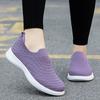 Shoes Spring new breathable fly-woven couple casual shoes soft sole light one-pedal walking shoes