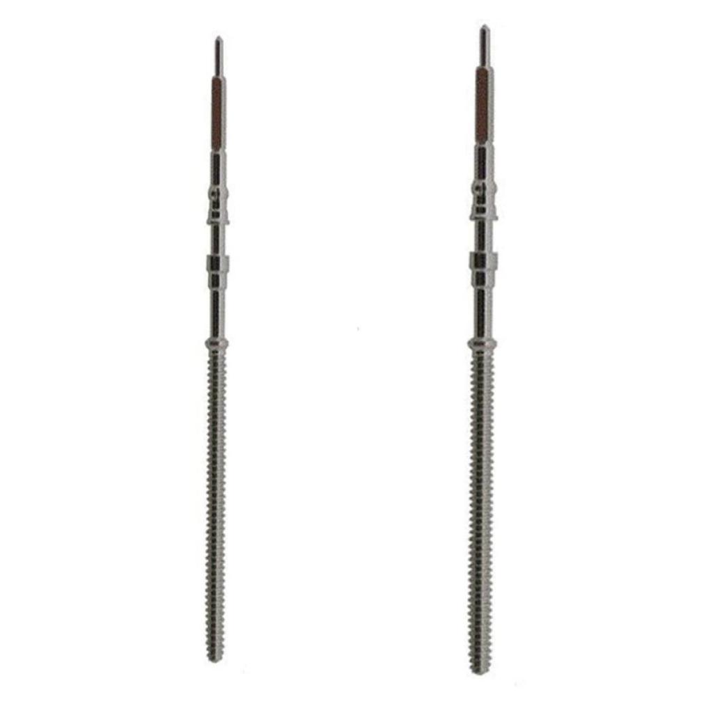 2PCS Durable Watch Winding Stem Replacement Watch Movement Accessories for NH35 NH36