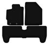 BASIC Black Velour Floor Mats For: Toyota Yaris II Hatchback (2005-2011)