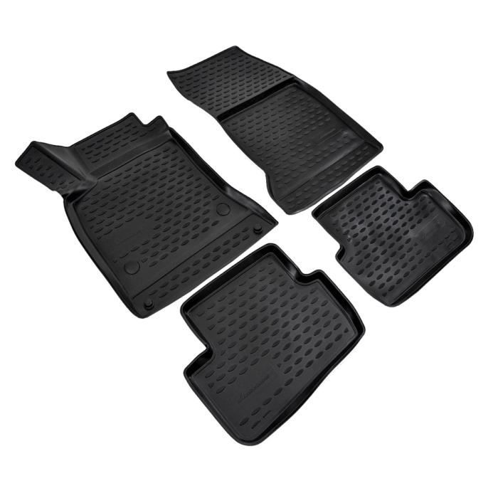 Tapis de sol en caoutchouc - Exclusive - Mercedes Classe GLA X156 - 4 pièces - Imperméable - Antidérapant