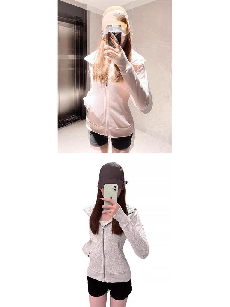 Women's Slimming Hooded Cardigan Sweatshirt - New Autumn/Winter Style with Zipper