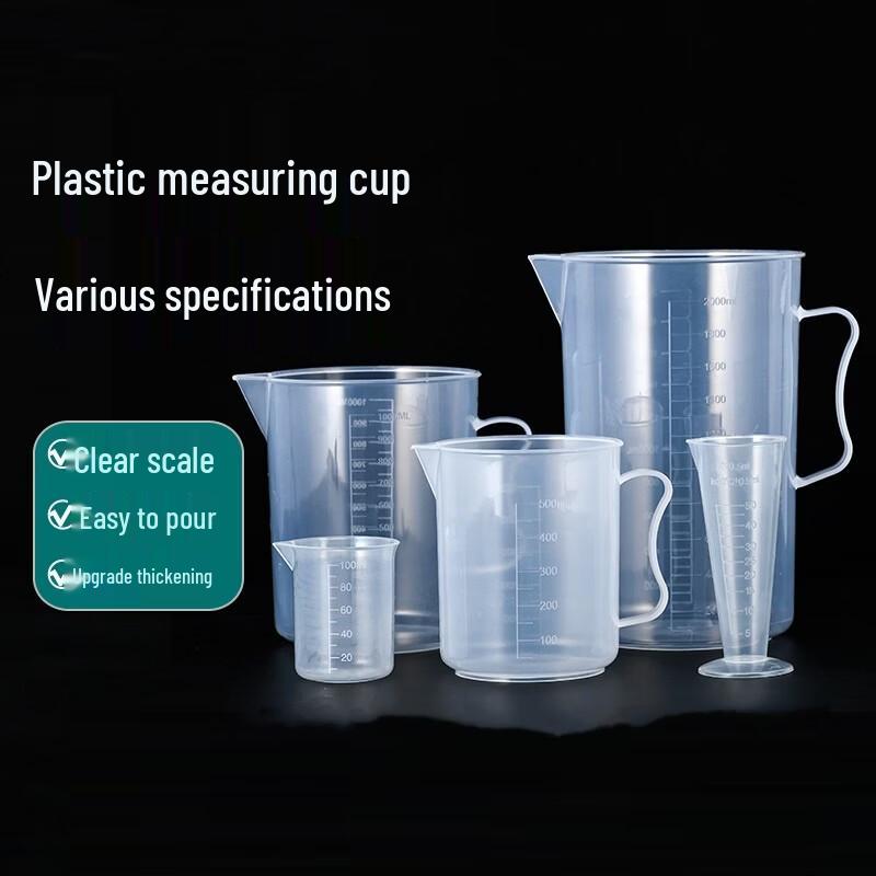 1000ml Plastic Graduated Measuring Beaker with Handle