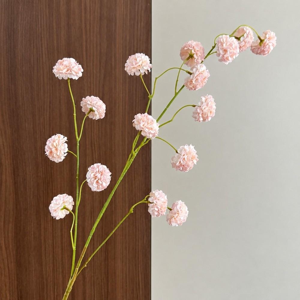 Multi-Head Artificial Ball Shape Flower Bouquets Plastic Fake Flowers  Floral Arrangement